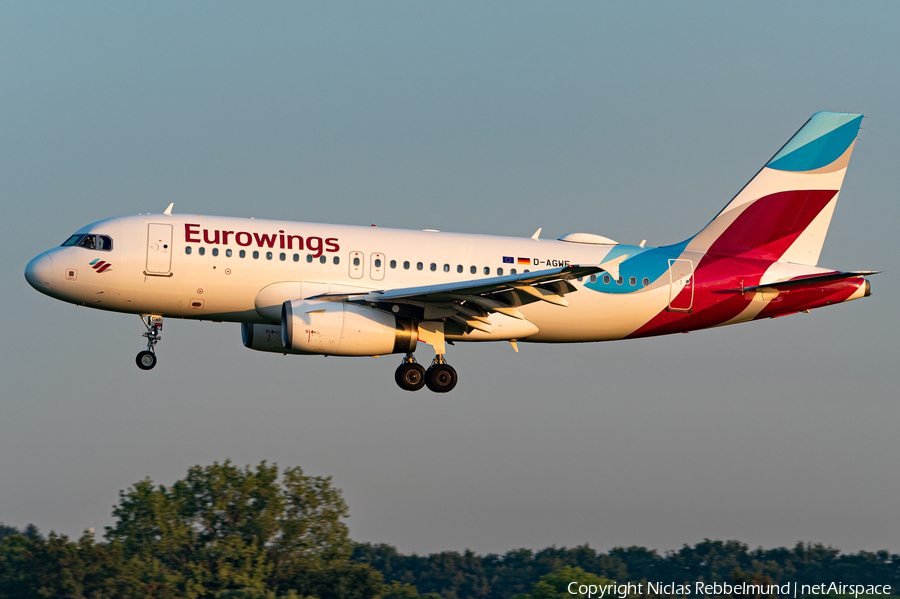 Eurowings Airbus A319-132 (D-AGWF) | Photo 402139