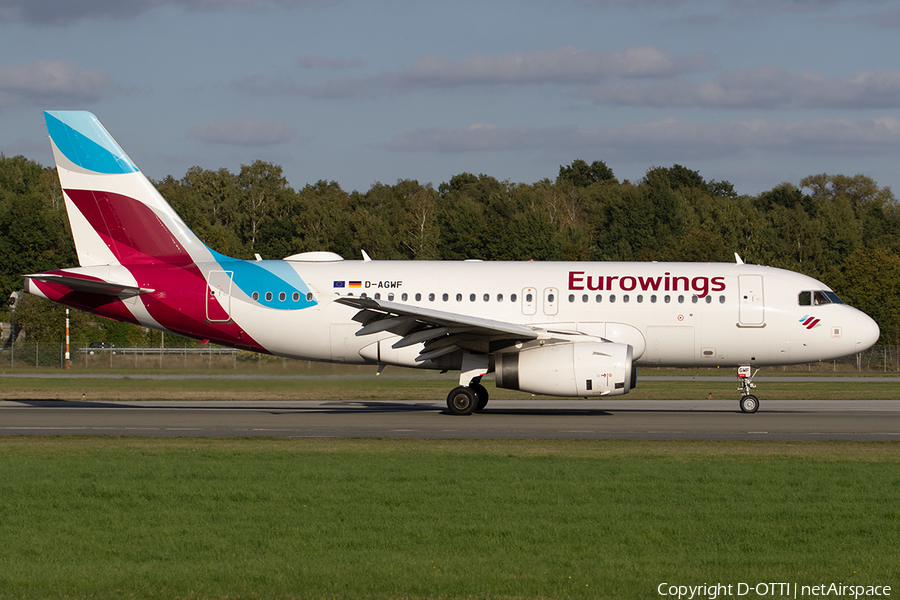 Eurowings Airbus A319-132 (D-AGWF) | Photo 530855