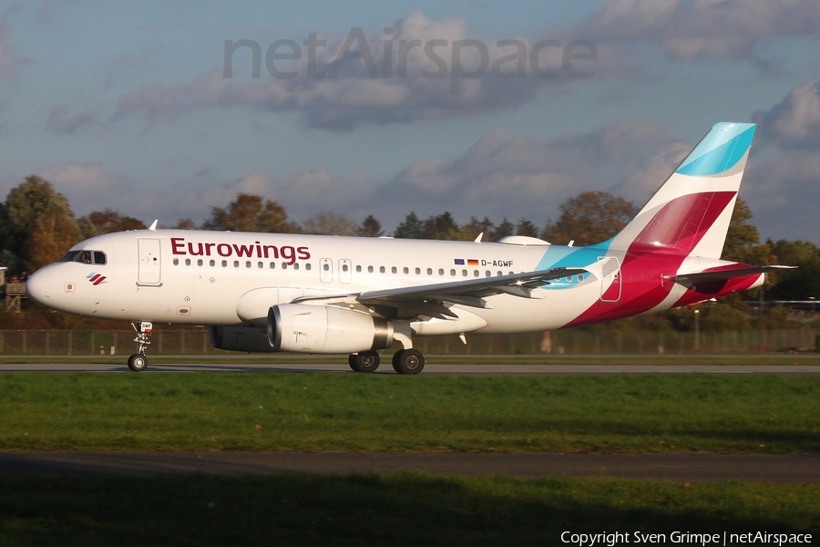 Eurowings Airbus A319-132 (D-AGWF) | Photo 535878