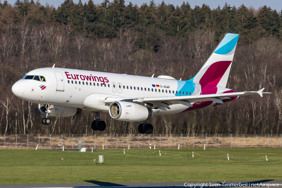 Eurowings Airbus A319-132 (D-AGWF) | Photo 562684