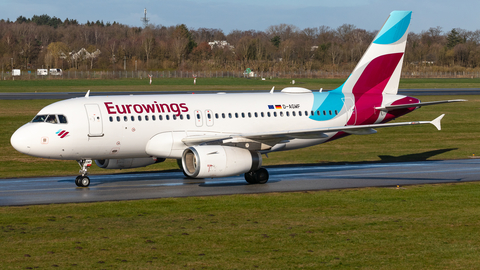 Eurowings Airbus A319-132 (D-AGWF) at  Hamburg - Fuhlsbuettel (Helmut Schmidt), Germany