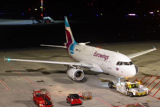 Eurowings Airbus A319-132 (D-AGWF) at  Hamburg - Fuhlsbuettel (Helmut Schmidt), Germany