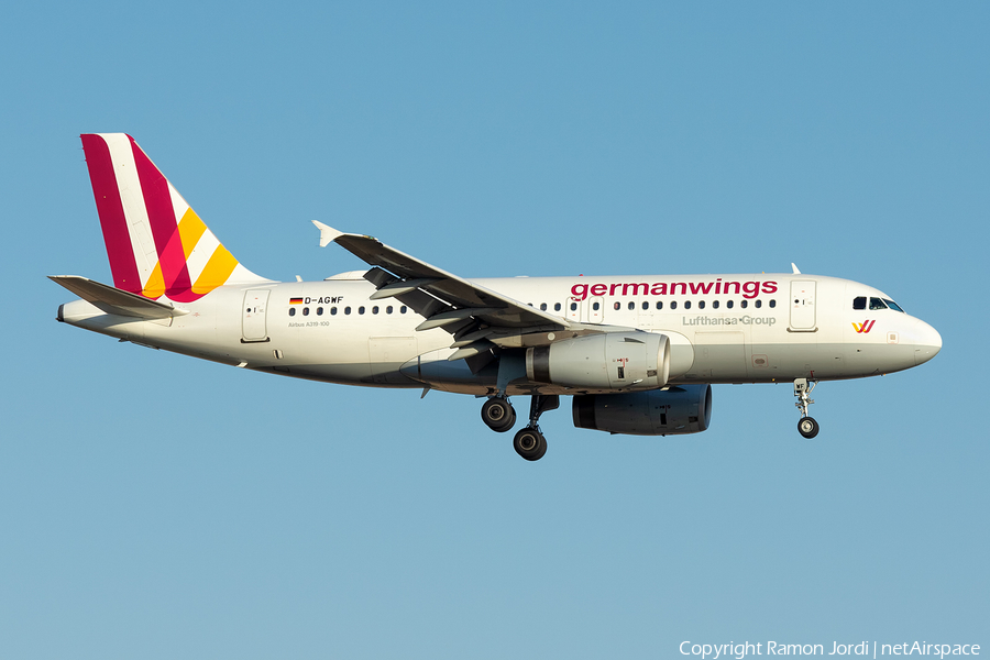 Germanwings Airbus A319-132 (D-AGWF) | Photo 425095