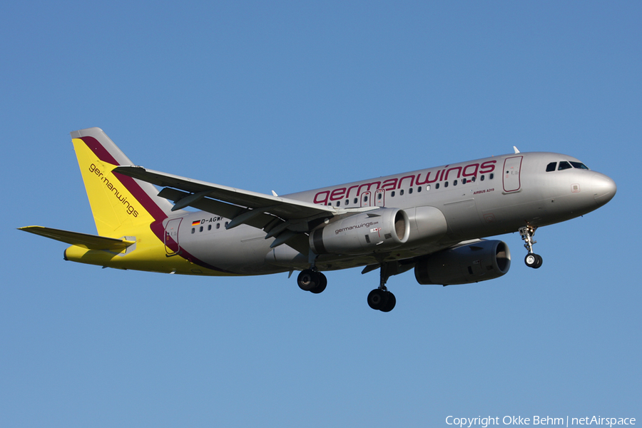 Germanwings Airbus A319-132 (D-AGWF) | Photo 36437