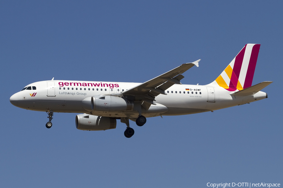 Germanwings Airbus A319-132 (D-AGWF) | Photo 414453
