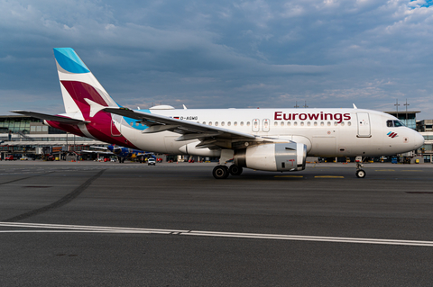 Eurowings Airbus A319-132 (D-AGWG) at  Hamburg - Fuhlsbuettel (Helmut Schmidt), Germany