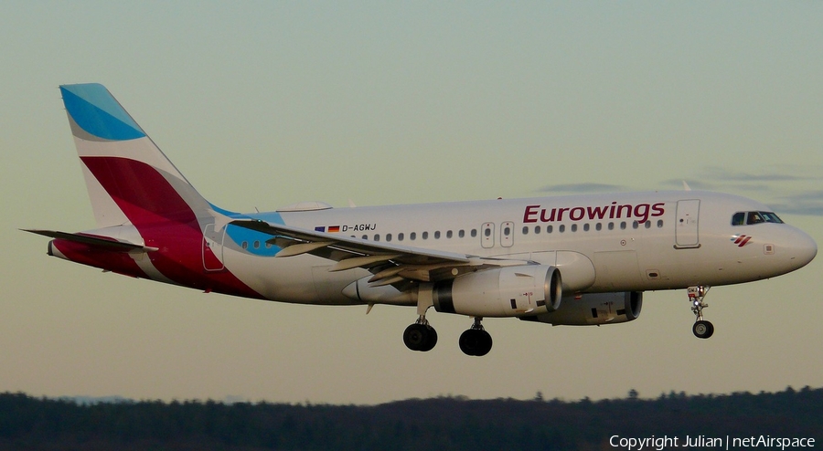 Eurowings Airbus A319-132 (D-AGWJ) | Photo 415752