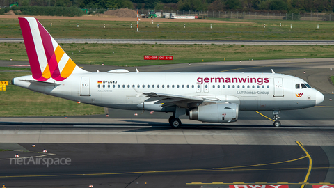 Germanwings Airbus A319-132 (D-AGWJ) at  Dusseldorf - International, Germany