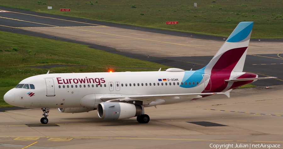 Eurowings Airbus A319-132 (D-AGWK) | Photo 451464