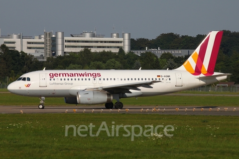 Germanwings Airbus A319-132 (D-AGWK) at  Hamburg - Fuhlsbuettel (Helmut Schmidt), Germany