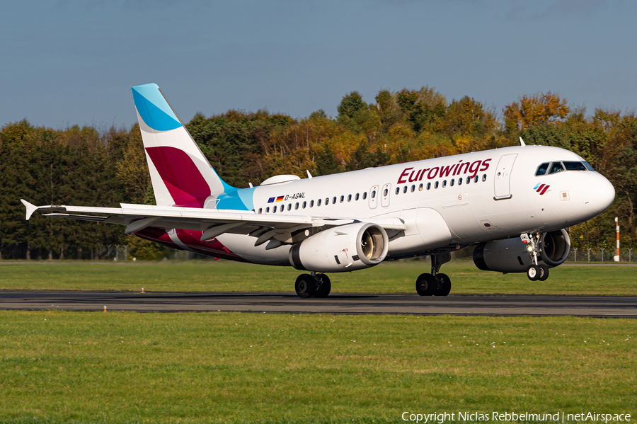 Eurowings Airbus A319-132 (D-AGWL) | Photo 409045