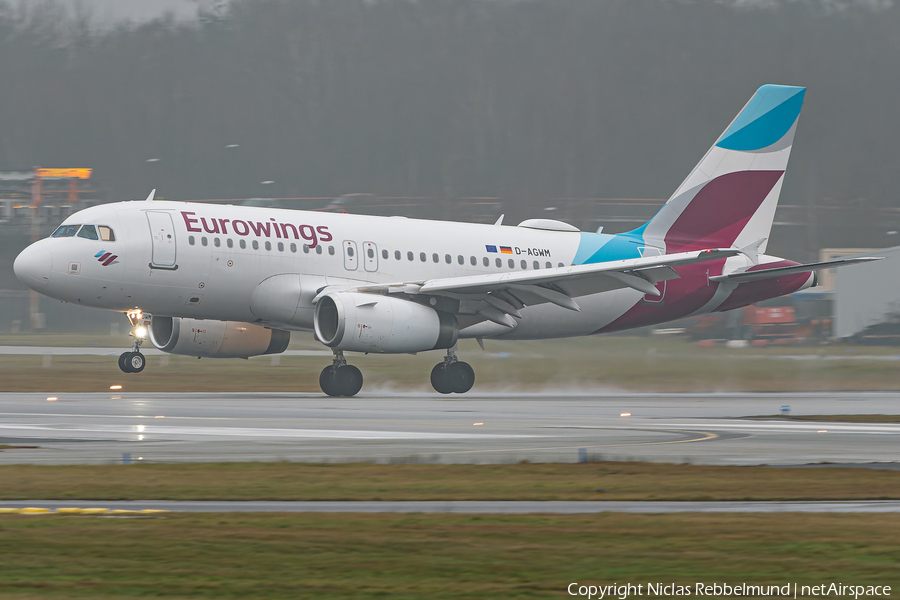 Eurowings Airbus A319-132 (D-AGWM) | Photo 491178