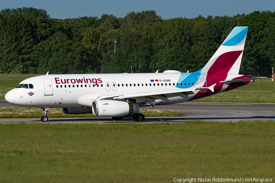 Eurowings Airbus A319-132 (D-AGWN) | Photo 451944