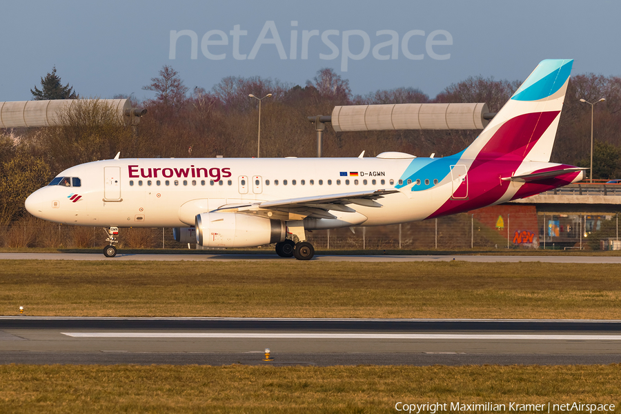 Eurowings Airbus A319-132 (D-AGWN) | Photo 521337