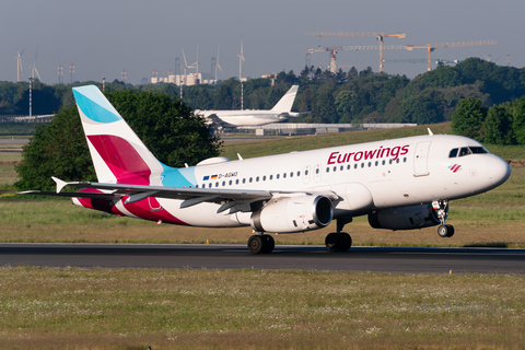 Eurowings Airbus A319-132 (D-AGWO) at  Hamburg - Fuhlsbuettel (Helmut Schmidt), Germany