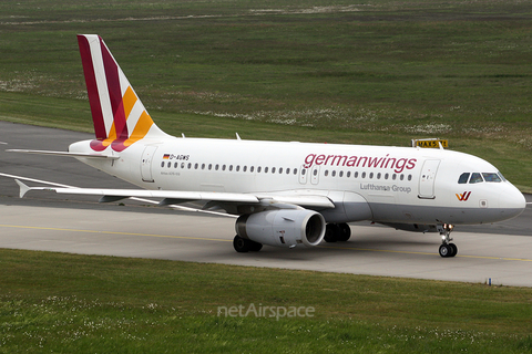 Germanwings Airbus A319-132 (D-AGWS) at  Hannover - Langenhagen, Germany
