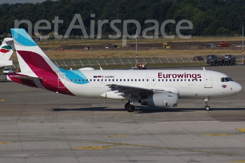 Eurowings Airbus A319-132 (D-AGWU) at  Hannover - Langenhagen, Germany