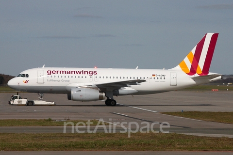 Germanwings Airbus A319-132 (D-AGWU) at  Hamburg - Fuhlsbuettel (Helmut Schmidt), Germany