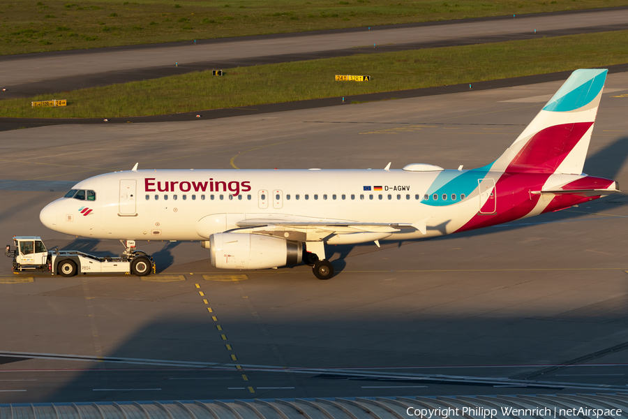 Eurowings Airbus A319-132 (D-AGWV) | Photo 452064