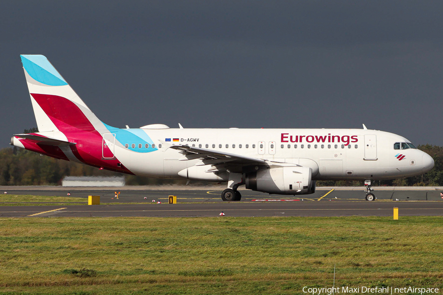 Eurowings Airbus A319-132 (D-AGWV) | Photo 492316