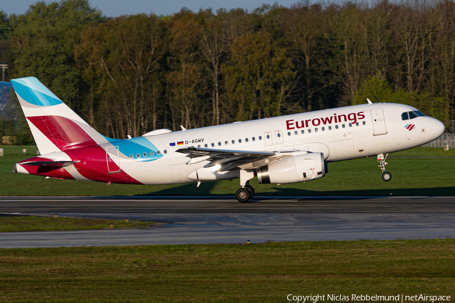 Eurowings Airbus A319-132 (D-AGWV) | Photo 446391