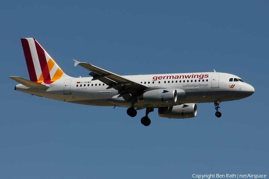 Germanwings Airbus A319-132 (D-AGWV) | Photo 29287