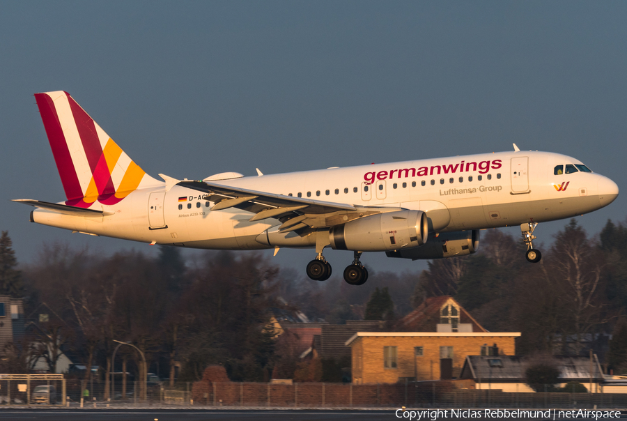 Germanwings Airbus A319-132 (D-AGWV) | Photo 291247