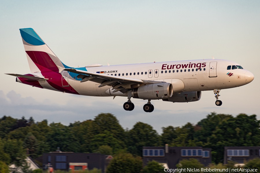 Eurowings Airbus A319-132 (D-AGWX) | Photo 400867