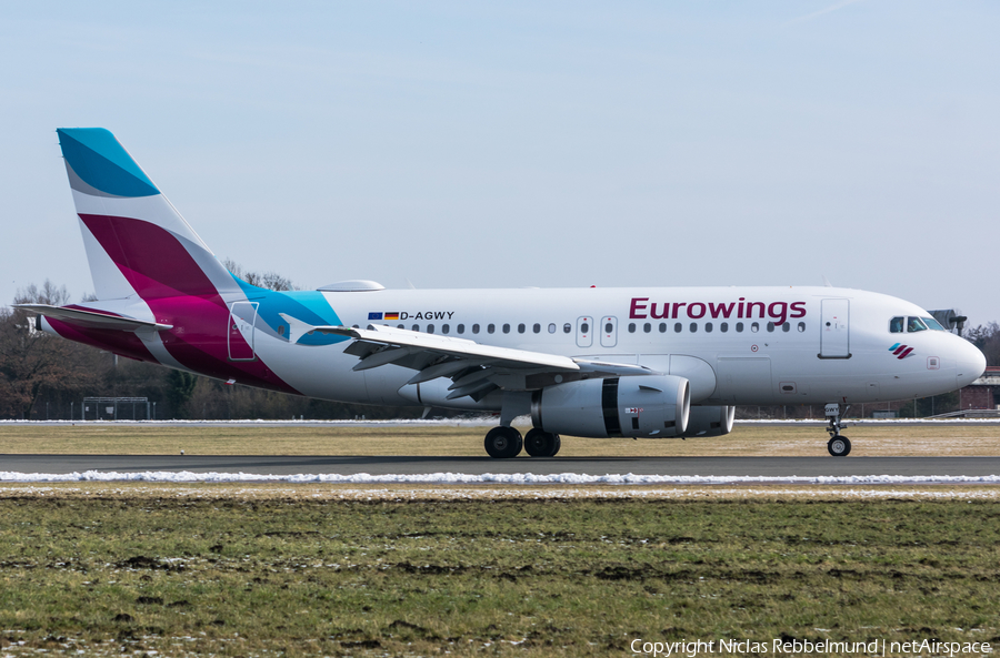 Eurowings Airbus A319-132 (D-AGWY) | Photo 232966
