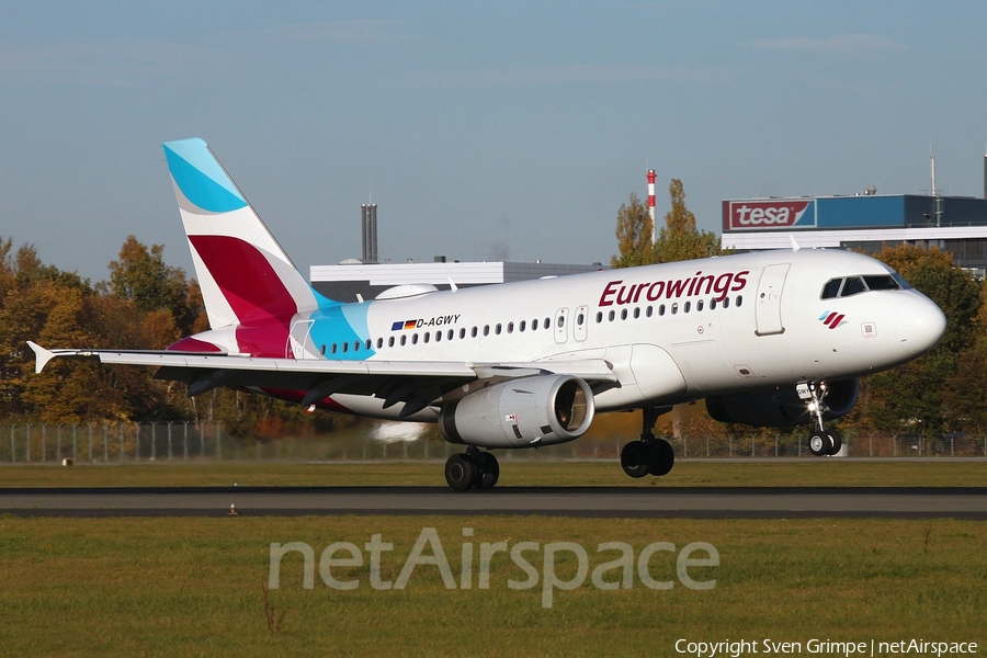 Eurowings Airbus A319-132 (D-AGWY) | Photo 277144