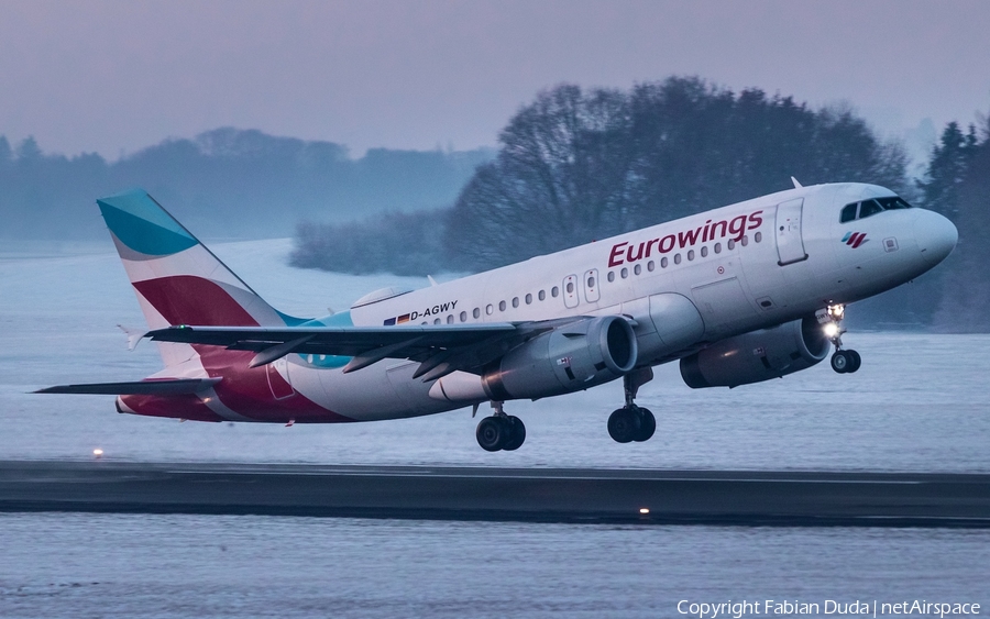 Eurowings Airbus A319-132 (D-AGWY) | Photo 290021