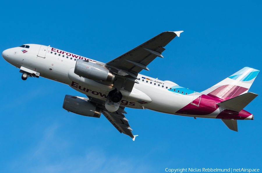 Eurowings Airbus A319-132 (D-AGWY) | Photo 306757