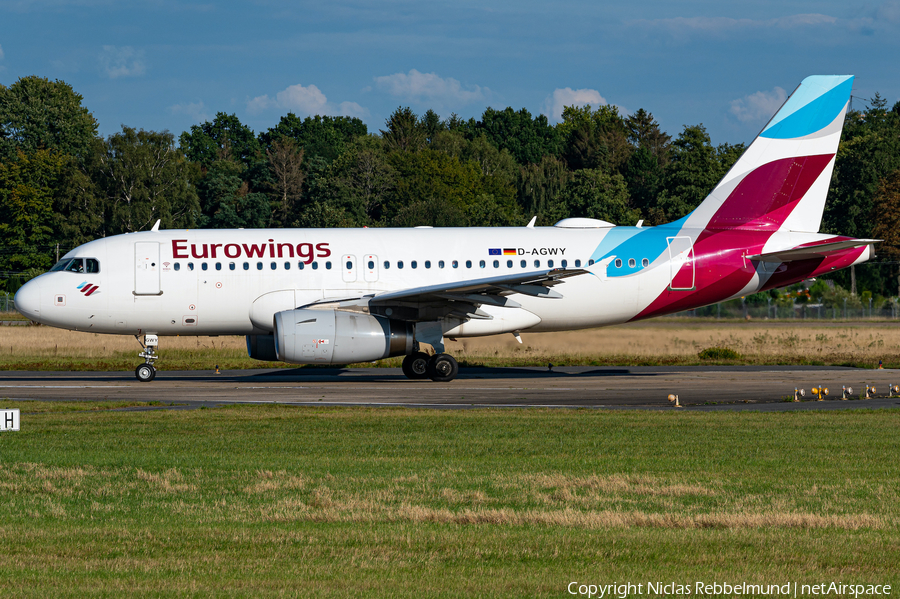 Eurowings Airbus A319-132 (D-AGWY) | Photo 400954