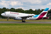 Eurowings Airbus A319-132 (D-AGWY) at  Hamburg - Fuhlsbuettel (Helmut Schmidt), Germany