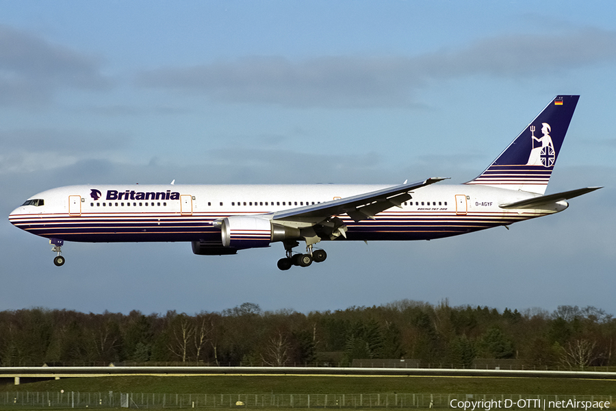 Britannia Airways (Deutschland) Boeing 767-304(ER) (D-AGYF) | Photo 445364