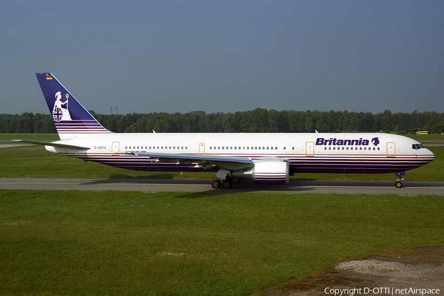 Britannia Airways (Deutschland) Boeing 767-304(ER) (D-AGYH) | Photo 406777