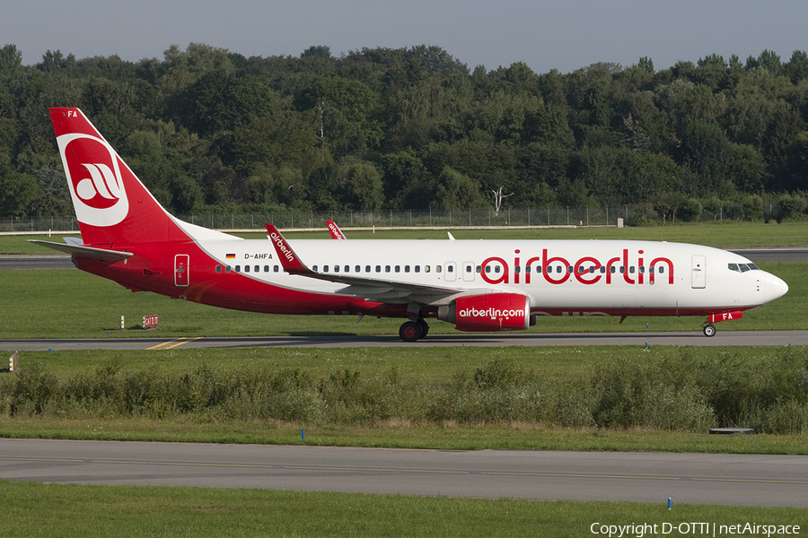 Air Berlin Boeing 737-8K5 (D-AHFA) | Photo 365313