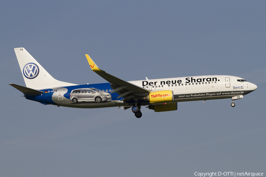 TUIfly Boeing 737-8K5 (D-AHFB) | Photo 318682