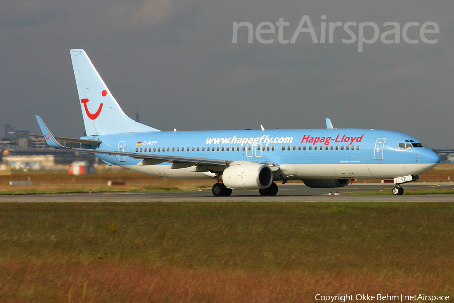 Hapagfly Boeing 737-8K5 (D-AHFF) | Photo 79016
