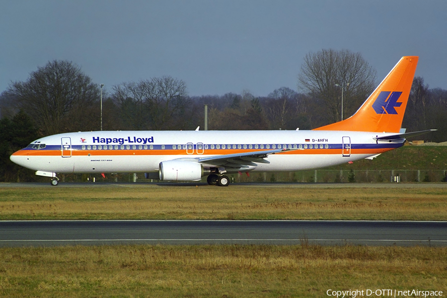 Hapag-Lloyd Boeing 737-8K5 (D-AHFH) | Photo 385522