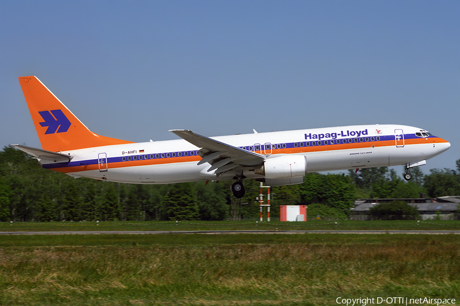 Hapag-Lloyd Boeing 737-8K5 (D-AHFI) | Photo 406061