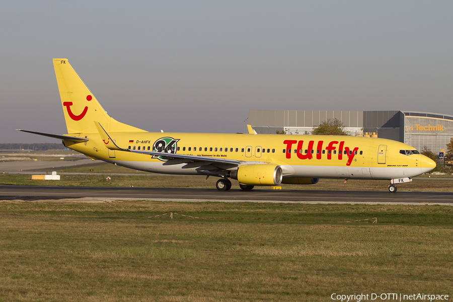 TUIfly Boeing 737-8K5 (D-AHFK) | Photo 396102