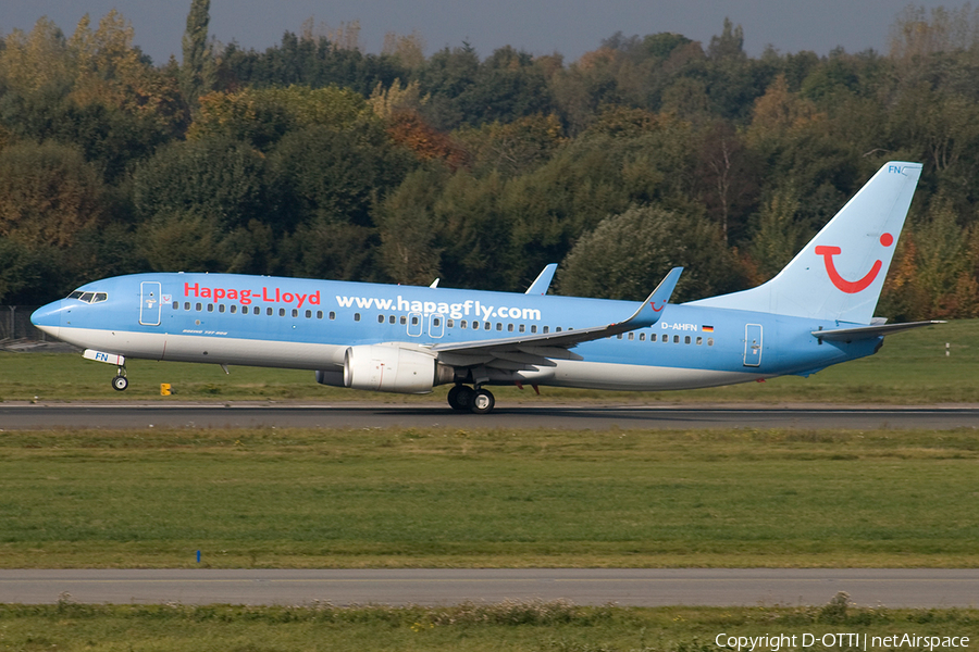 Hapag-Lloyd Boeing 737-8K5 (D-AHFN) | Photo 270921