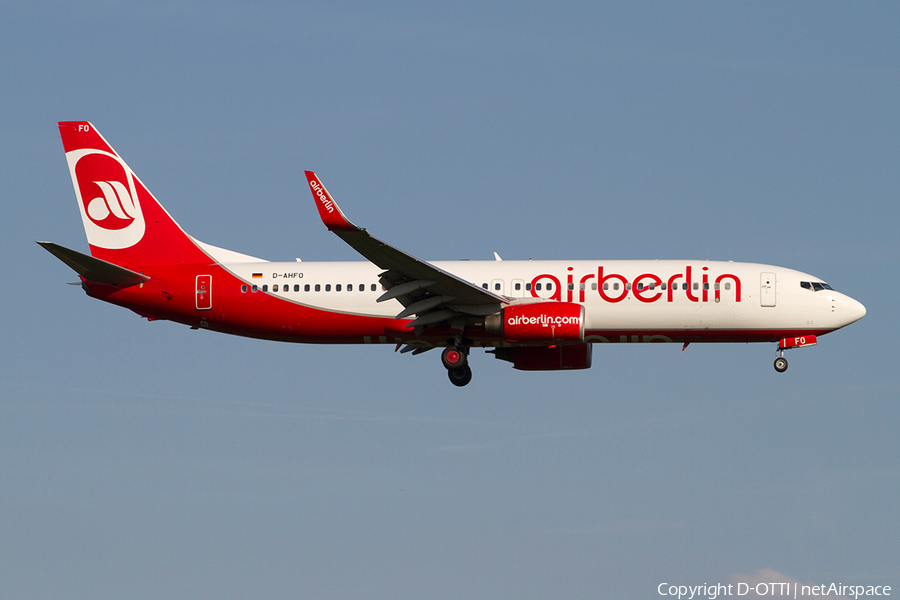 Air Berlin Boeing 737-8K5 (D-AHFO) | Photo 359693