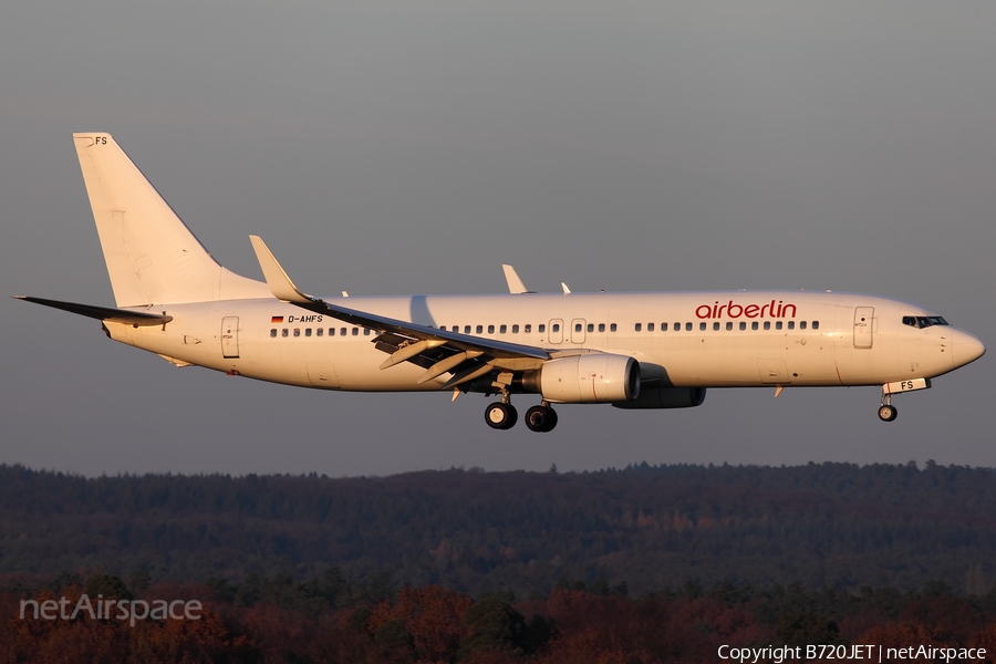 Air Berlin Boeing 737-8K5 (D-AHFS) | Photo 63498