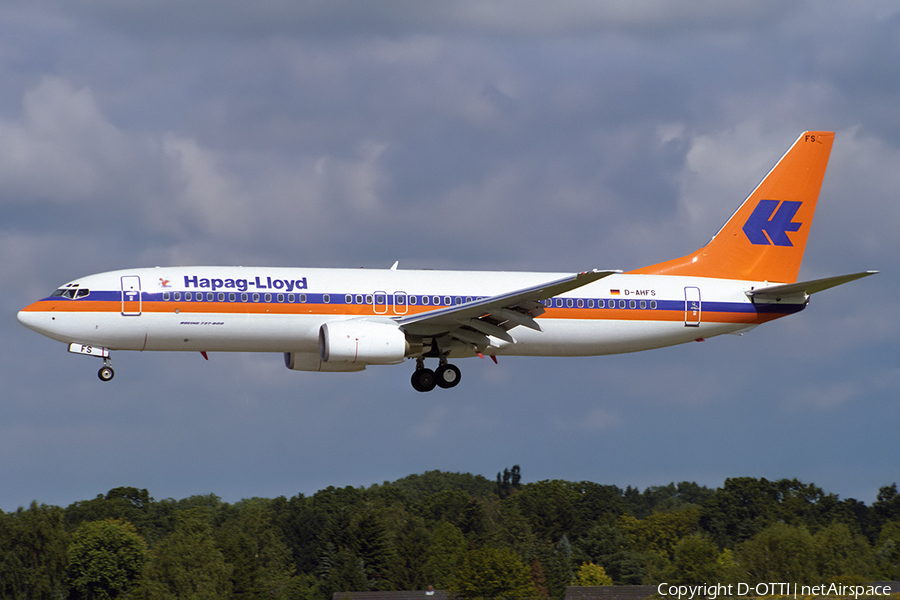 Hapag-Lloyd Boeing 737-8K5 (D-AHFS) | Photo 501501