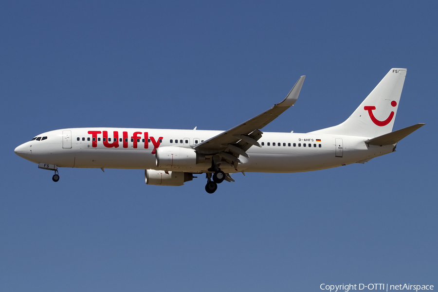 TUIfly Boeing 737-8K5 (D-AHFS) | Photo 414078