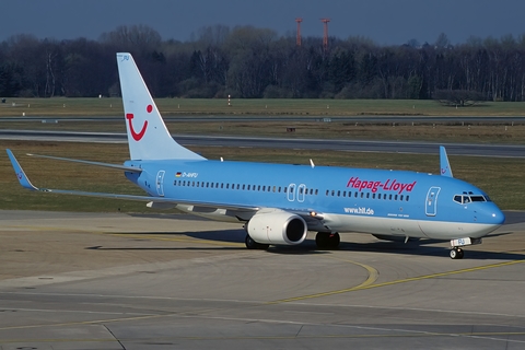 Hapag-Lloyd Boeing 737-8K5 (D-AHFU) at  Hamburg - Fuhlsbuettel (Helmut Schmidt), Germany