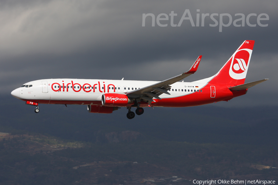 Air Berlin Boeing 737-8K5 (D-AHFW) | Photo 75218