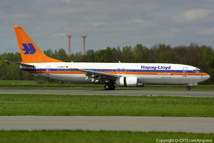 Hapag-Lloyd Boeing 737-8K5 (D-AHFX) | Photo 585807